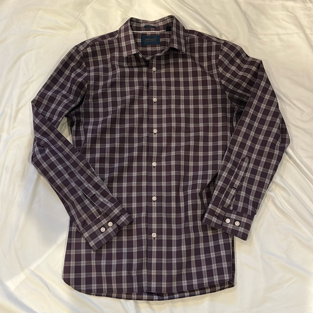 **TAILORED** Fairlane supima cotton dress shirt, extra slim fit